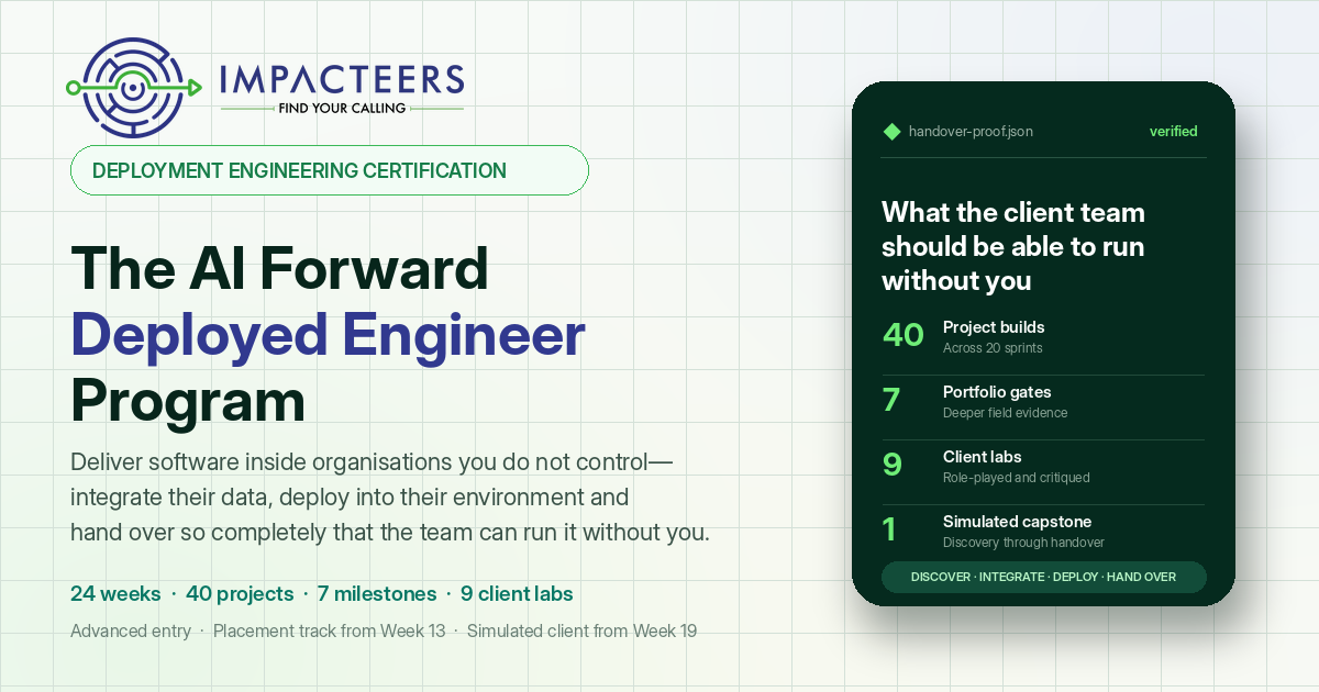 The AI Forward Deployed Engineer Program